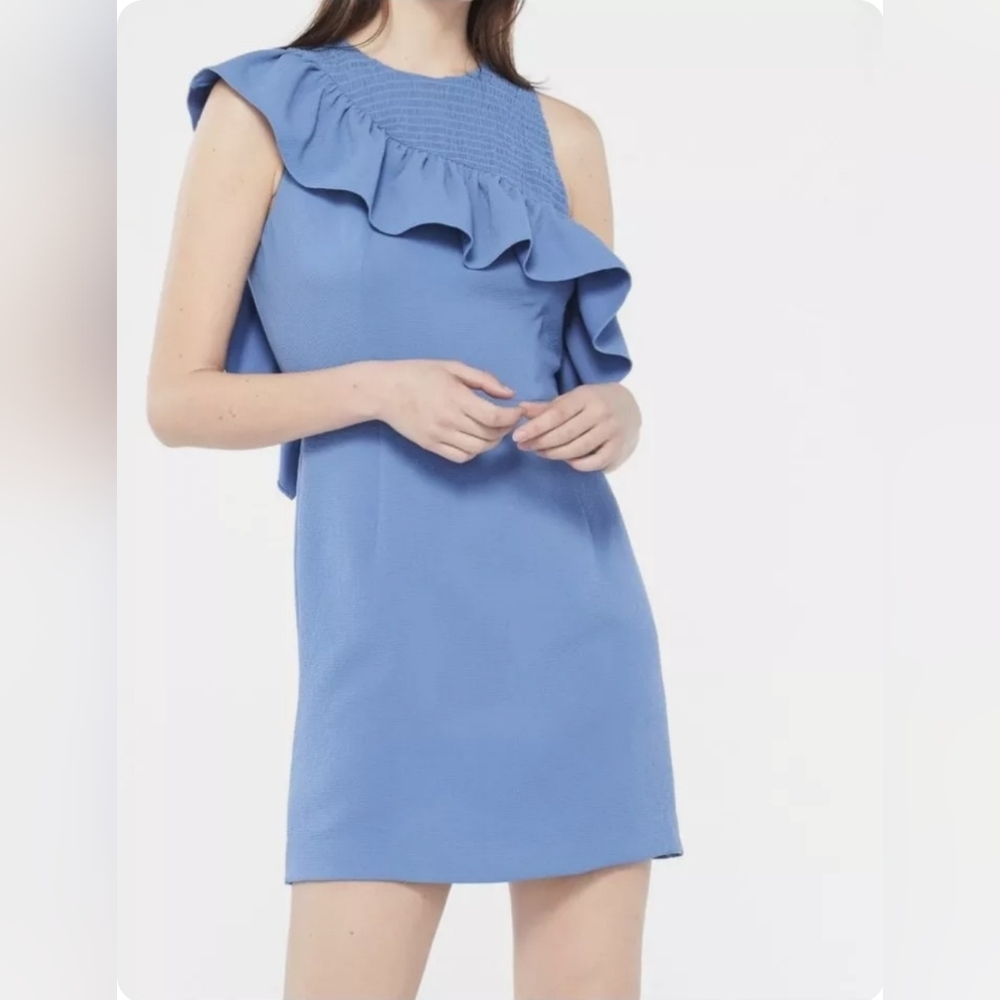 Sandro Paris Ruffle Sash Dress